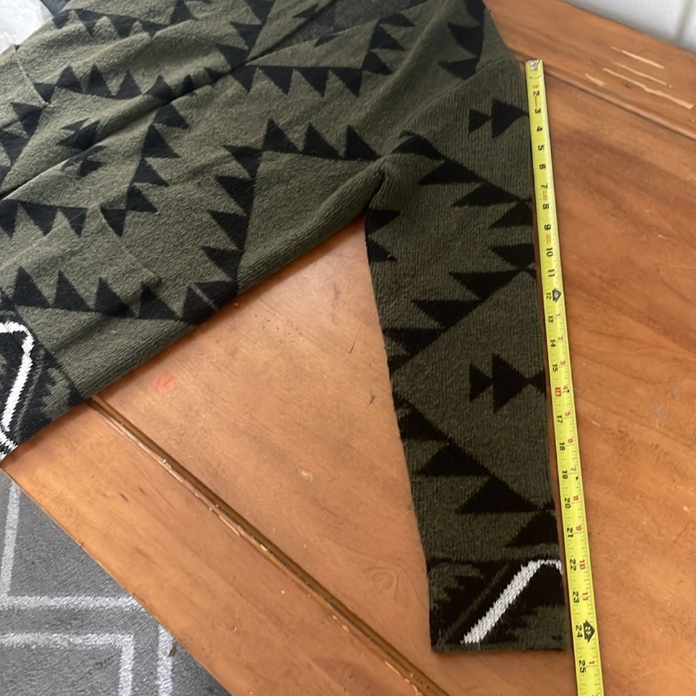 Frye Aztec Geometric Patterned Open Face Cardigan… - image 7